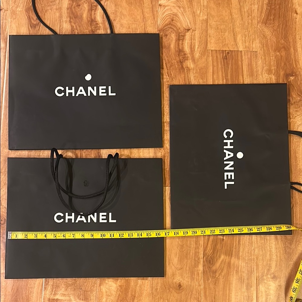 Chanel Black Shopping Bags